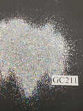 Silver Holographic - Hexagon - Extra Fine - GC211