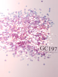 Flamingo Frost - Hexagon - Chunky - Small - GC197