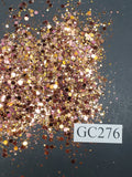 Copper Rose - Hexagon Mix-Small - GC276