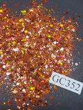 Autumn Glimmer - Hexagon Mix - Small - GC352