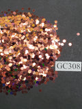 Copper Chameleon - Hexagon - Chunky - GC308
