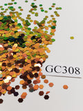 Copper Chameleon - Hexagon - Chunky - GC308