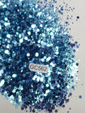 Blue Lagoon - Hexagon Mix - Small - GC562