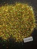 Gold Holographic - Square - Extra Fine - GC669