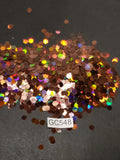 Rainbow Latte - Hexagon - Chunky - GC548