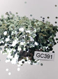 Sparkling Mint - Hexagon - Chunky - GC391