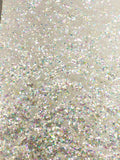 GLITTERS - White Glitter - Iridescent Glitter