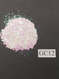 GLITTER - Glitters - White Glitter - Iridescent Glitter