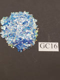GLITTER - Iridescent Glitter - Glitter Flakes - Blue Glitter