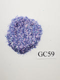 GLITTER - Iridescent Glitter - Glitter Flakes - Purple Glitter
