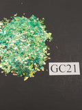 GLITTER - Iridescent Glitter - Green Glitter