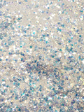 GLITTER - Iridescent Glitter - White Glitter