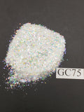 GLITTER - Iridescent Glitter - White Glitter