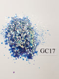 Glitter - BLUE GLITTER - Iridescent Glitter - Glitters