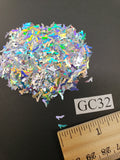 High Heel - Silver Holographic - SILVER GLITTER