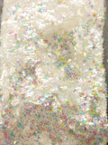 IRIDESCENT GLITTER - Star Mix - Rainbow Iridescent