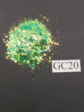 Iridescent Glitter - GREEN GLITTER - Glitter