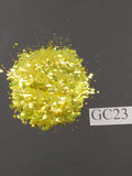 Iridescent Glitter - Yellow Glitter - GLITTER