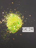 Iridescent Glitter - Yellow Glitter - GLITTER