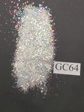 White Glitter - GLITTERS - Iridescent Glitter