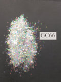 White Glitter - GLITTERS - Iridescent Glitter